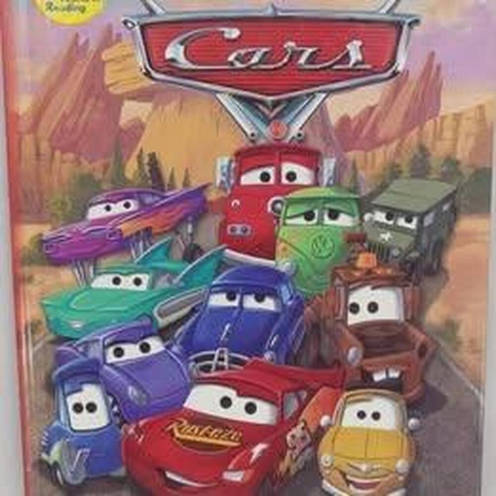 Disney Pixar Cars book "Wonderful World of Reading" collection, published by Sch